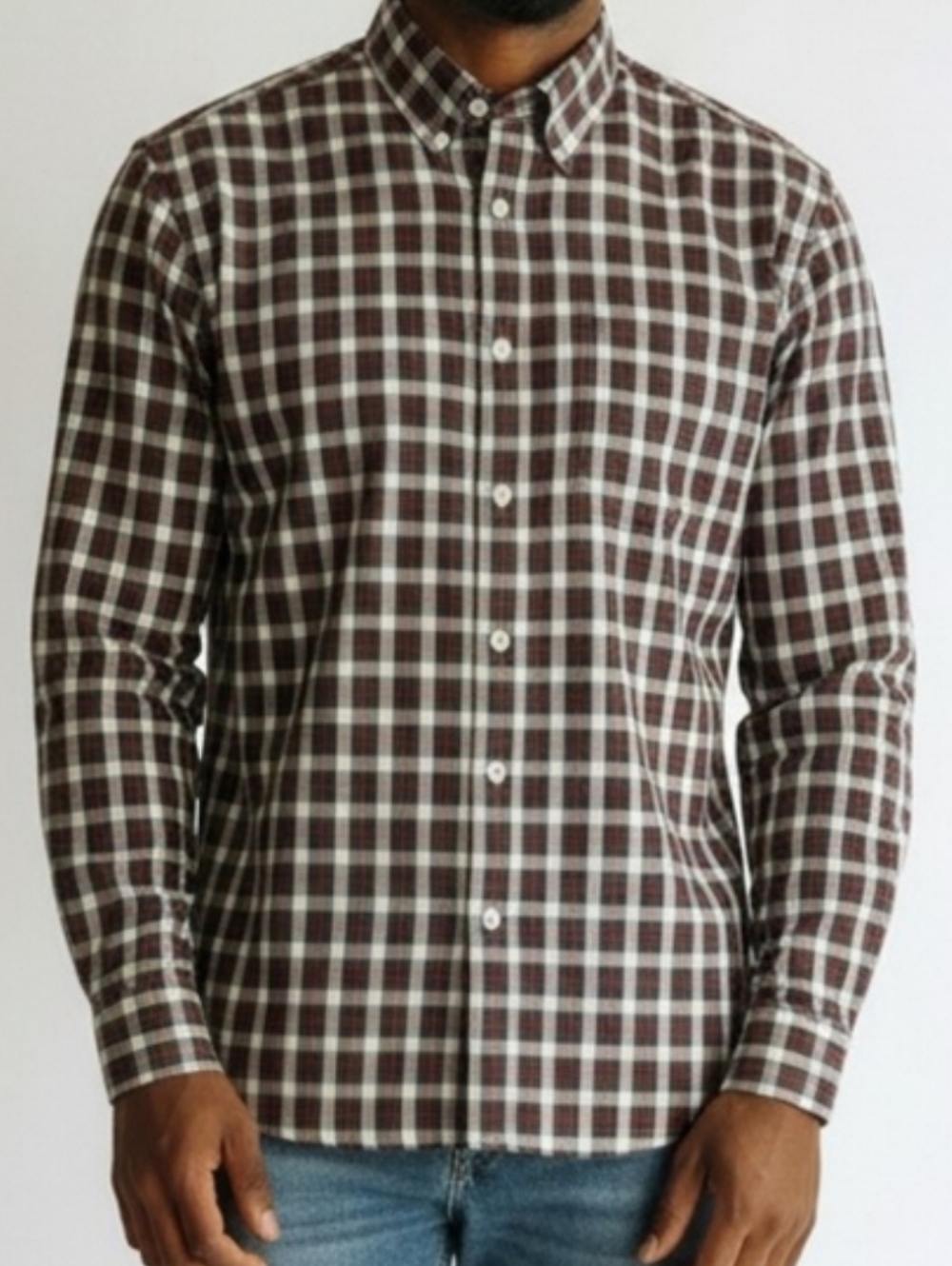 UNTUCKit Men's Multicolor Plaid Button Down Long Sleeve Shirt L